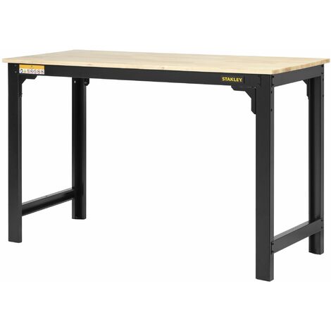 Banque de travail en métal avec surface supérieure de MDF