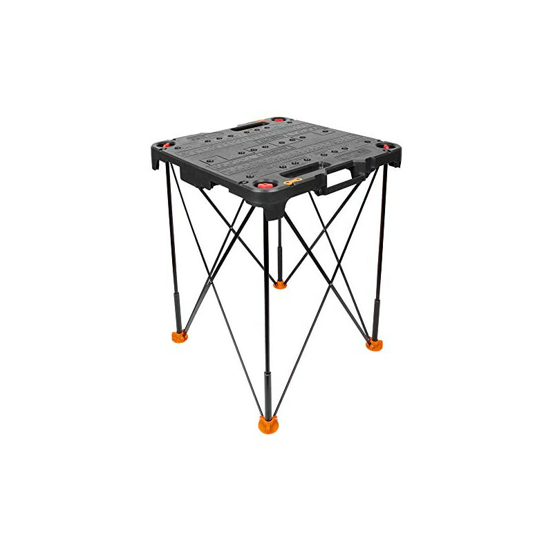 Worx - Table de travail pliable et portable sidekick - WX066 - charge jusqu'à 135Kg (Livrée avec 4 étaux) (WX066)