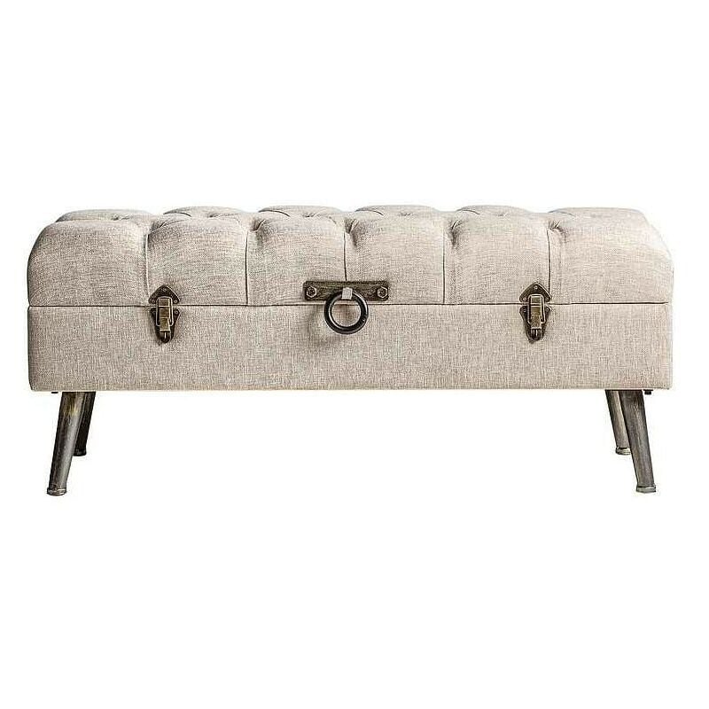 

Burkinahomedecor - Banqueta baul crema