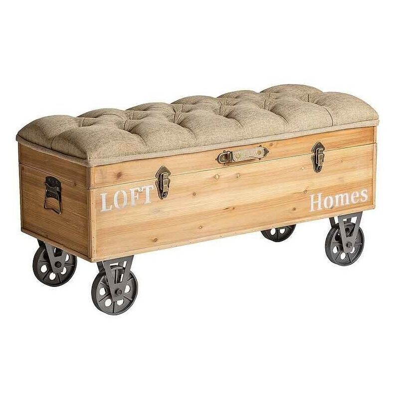 

Burkinahomedecor - Banqueta con ruedas LOFT grande