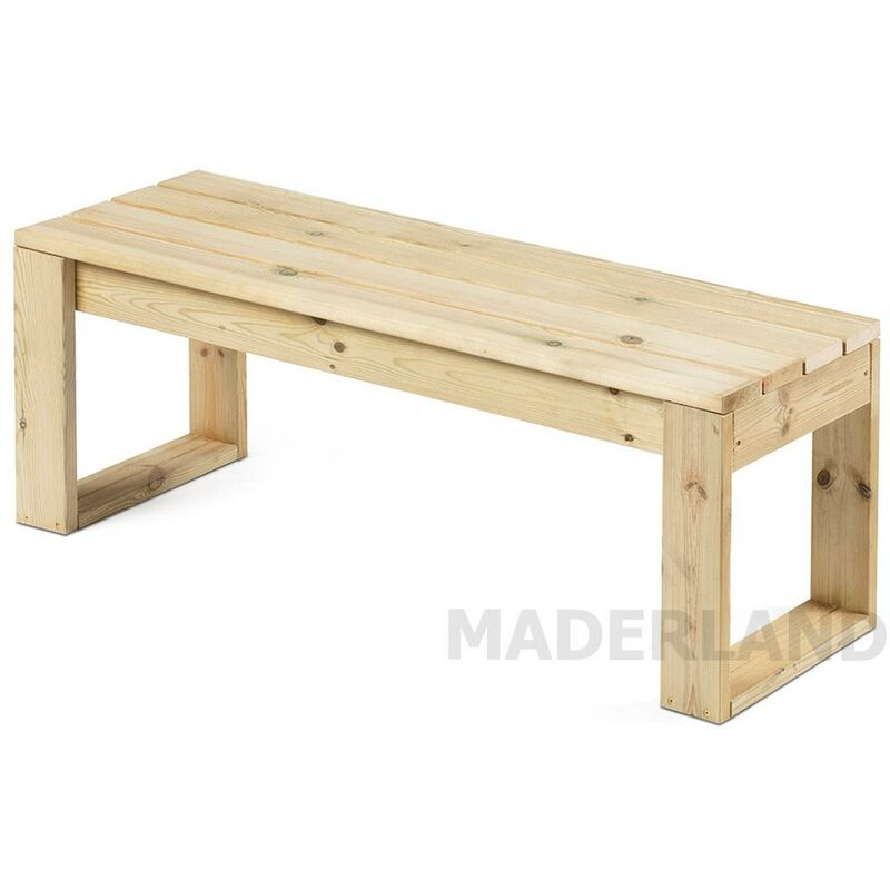 

Banqueta de madera para exterior Roma 120 cm - Maderland