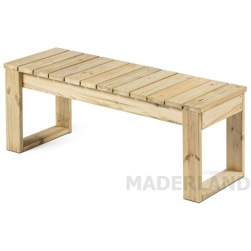 

Banqueta de madera para exterior Viena 100 cm - Maderland