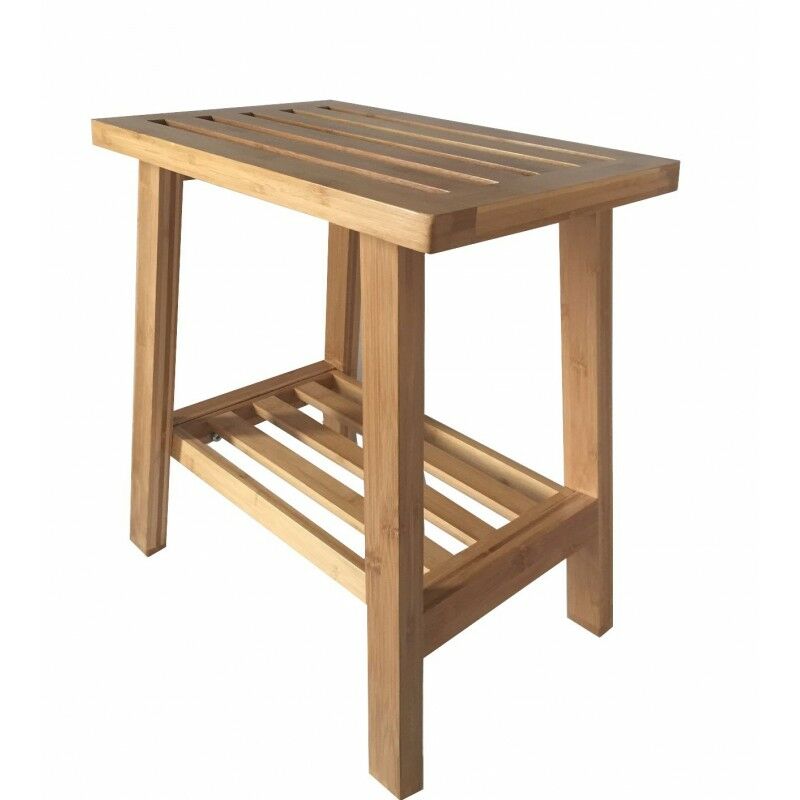 Banqueta para ducha bambú Natura - CM Baños - BANQ50