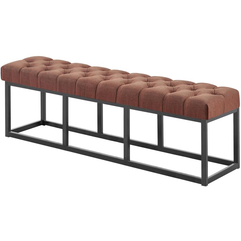 Banquette Amun b Tissu Marron 150 cm