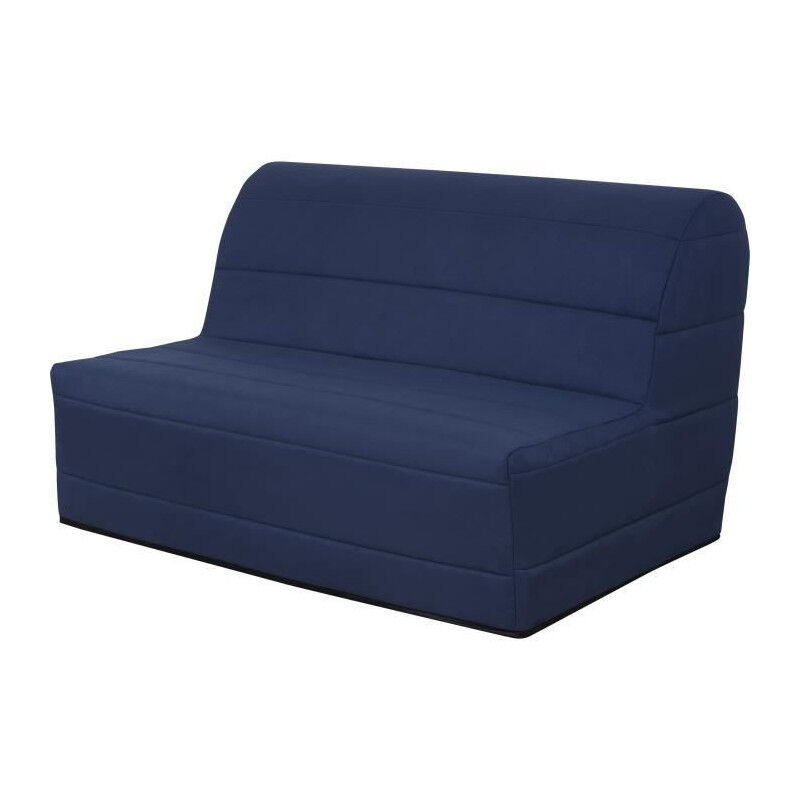 Les Tendances - Banquette bz 140x190 - Tissu bleu marine - melissa