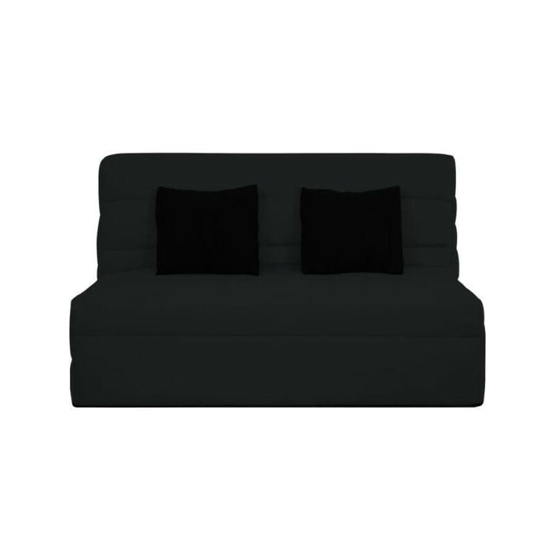 Banquette bz 2 places - Noir - ReVEUR - Dunlopillo