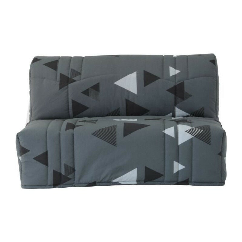 Banquette BZ DREAM - Gris bikini - 100% coton - L 145 x P 100 x H 90 cm