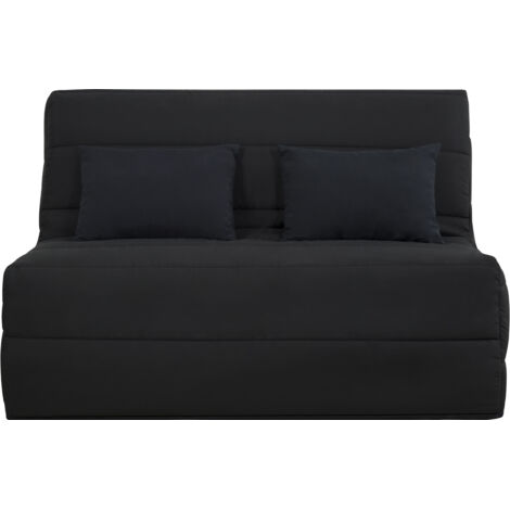 Banquette BZ SALMA 140 x 190, pearl noir