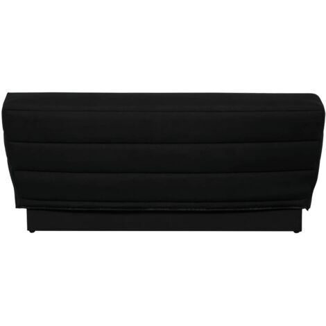 Banquette CC MARSEILLE 120x190, coton noir
