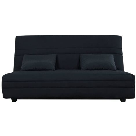 Banquette CC WASSY 130 x 190, uni noir