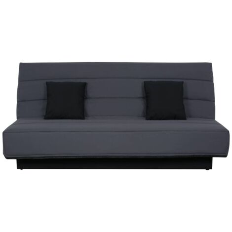 Banquette Clic clac 120x190 - Tissu gris - MELISSA