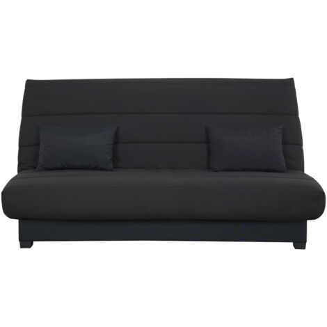 Banquette Clic clac CECILIA 130 x 190, pearl noir