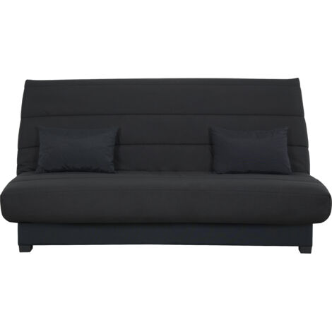 Banquette Clic clac OLIVIA 130 x 190, pearl noir