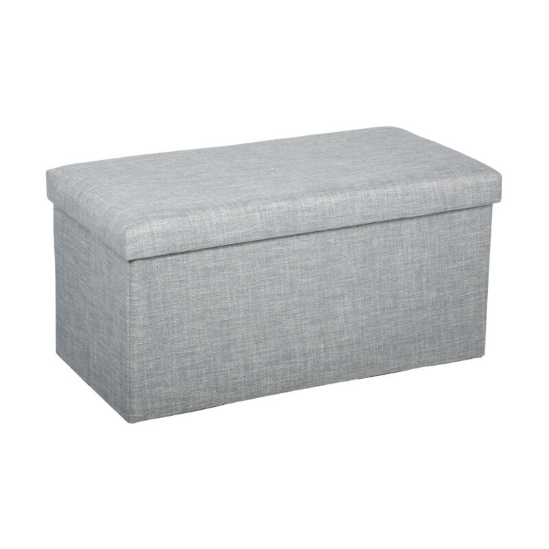 Banquette Coffre Pliante 'Tomaz' 76cm Gris Clair