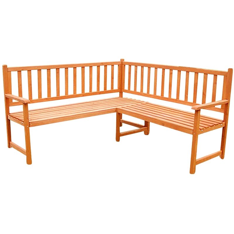 Banquette d'angle en bois, banc de jardin, banquette en ...