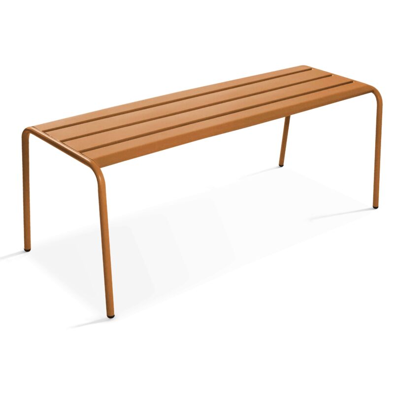 Banc de jardin en acier Caramel - Palavas
