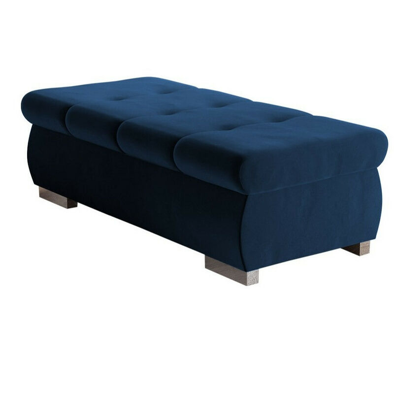 Banc Comfivo 123, Magic Velvet 2216, 39x60x120cm, Diamètre: 0, Tapisserie, Pieds: Métal, 0