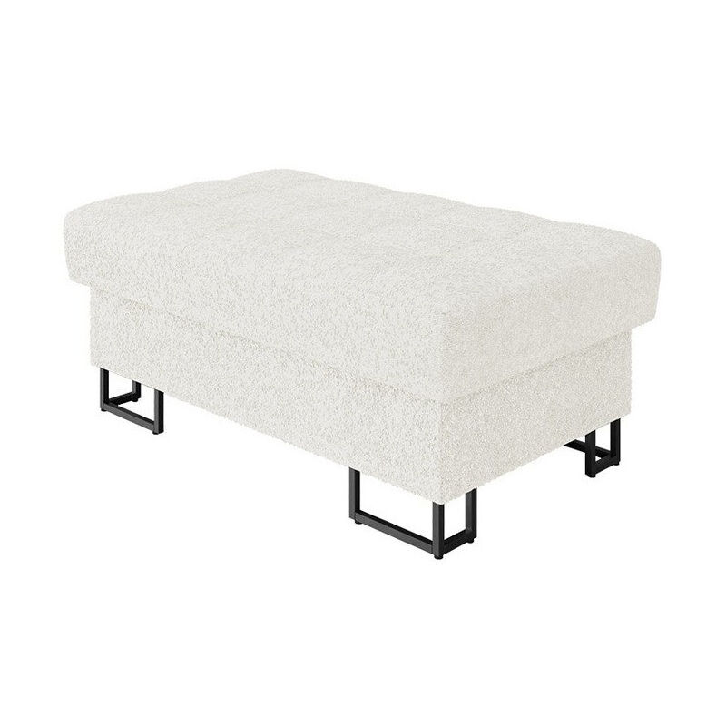 Mobilier1 - Banc Comfivo 237, Boucle Abriamo 04, 44x67x106cm, Diamètre: 0, Tapisserie, Pieds: Métal, 0