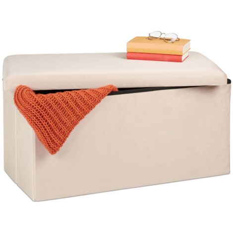 Banquette pliante en velours