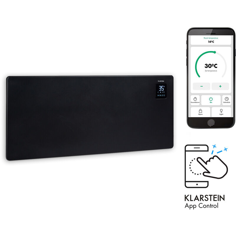 

Klarstein - Bansin Smart 2500 Radiador eléctrico 2500W Control por aplicación