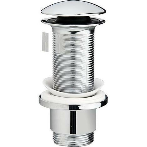 Banyo – Bonde de lavabo 32mm – Commande à bouchon poussoir – Longueur 11,5 cm – Installation sanitaire efficace