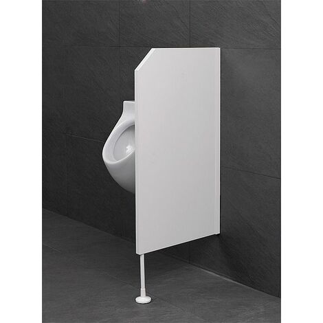 Banyo – Paroi de séparation urinoir standard – Panneau aggloméré avec revêtement mélamine – Dimensions 500x1100x28mm – Pose suspendue