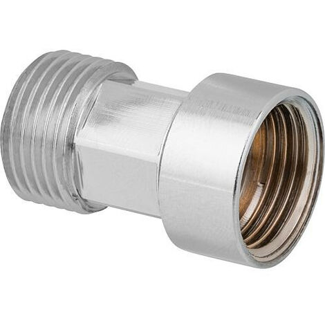 Banyo – Rallonge DN10 (3/8') en laiton chromé 20mm – Filetage femelle x mâle – Connexion fiable pour flexible robinetterie