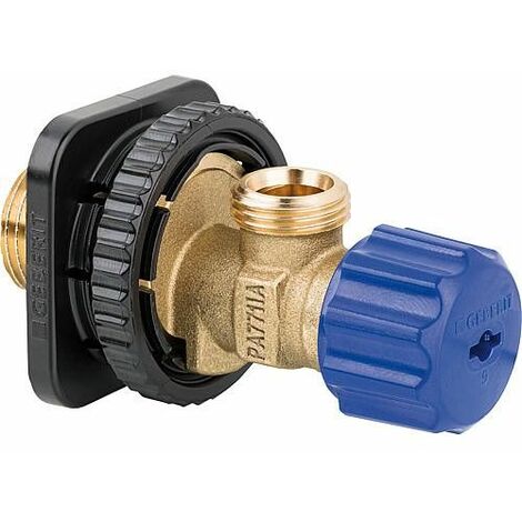 Banyo – Raccord d'eau avec vanne d'arrêt pour réservoir de chasse encastré – Compatible bâti-support Sigma et Kappa – Ouverture de service 22 x 14 cm