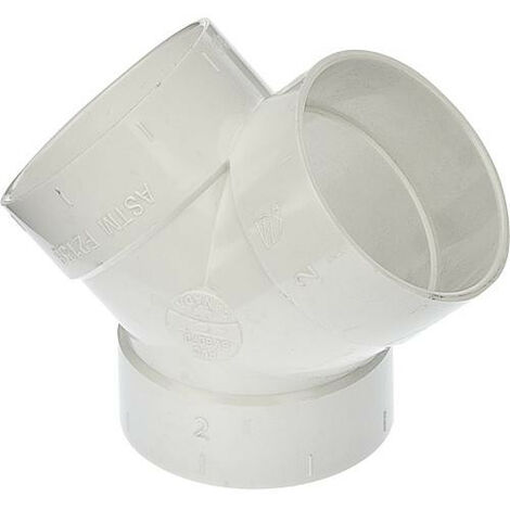 Banyo – Raccord Y PVC 90° – Diamètre 40mm – Raccord d'évacuation pour plomberie et irrigation – Connexion fiable entre tuyaux