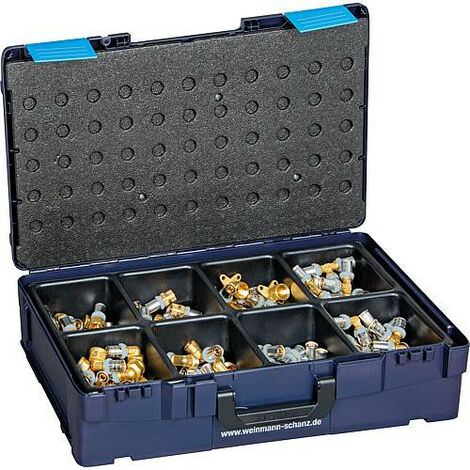Banyo – Box-raccords en PVC 80 pièces – Diamètre 20 mm – Raccords filetés mâles et femelles – Coude 90° et T égal inclus