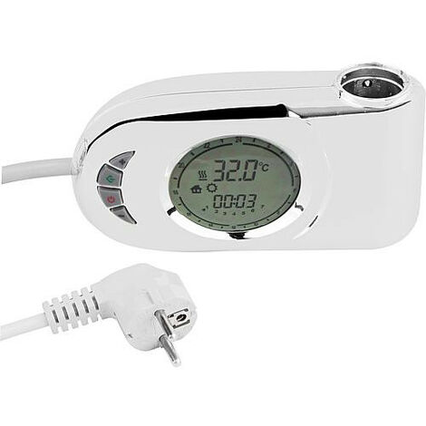 Banyo – Thermostat d'ambiance électrique 230V – Régulation T°C 7-32°C – Puissance max 2000W – Protection IP44 – Télécommande en option