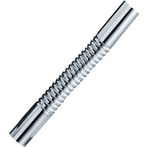 Banyo – Tube flexible pour siphon 32 mm – Laiton chromé – Longueur 250 mm – Flexibilité et durabilité pour installations plomberie