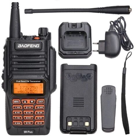 Baofeng UV-9R Talkie-walkie double bande VHF/UHF Komradio-AquaForge