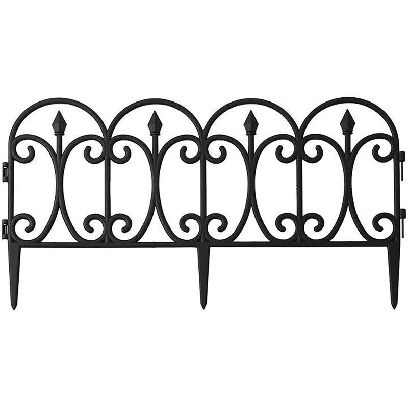 Sjlerst - baofuya Clôture de Jardin Décorative, Panneaux de Clôture de Bordure de Clôture Clôture de Paysage pour Cour de Parterre de Fleurs