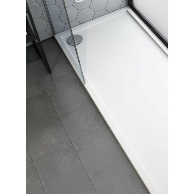 

BAÑOS 10 EVOLUTION SLATE Plato Ducha Acrílico Blanco - Medida: 700x900 cms