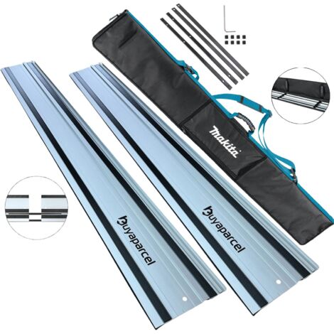 BAP 1.5m Aluminum Plunge Saw Guide Rail 1.5m 1500mm 59"" + Makita Carry Bag