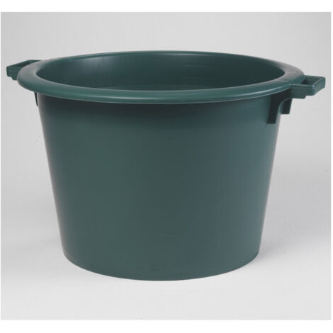 Baquet plastique 110 litres Rond Vert Canada - EDA