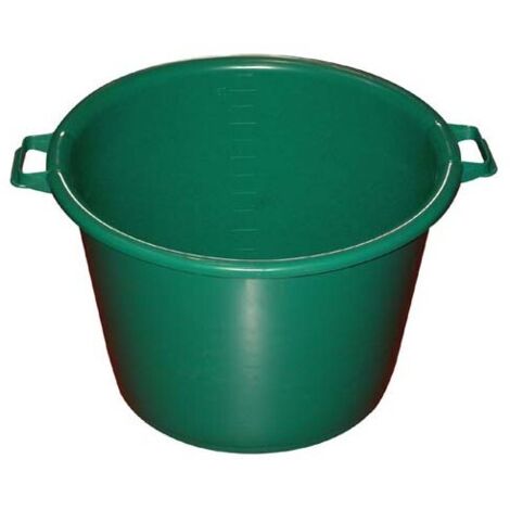 Baquet rond 55L en polyéthylène basse densité – Diamètre 55cm – Poignées pour transport pratique – Non alimentaire – Aluminium Et Plastique - ROND 55 L
