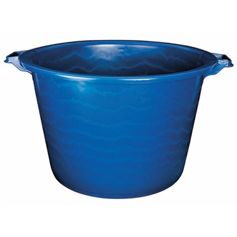 Baquet rond renforcé 120 l bleu 53,5/72 x 46,5