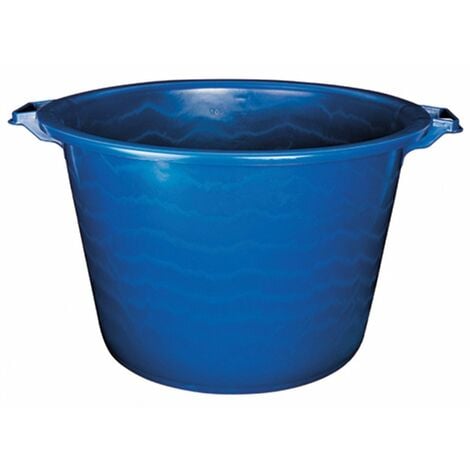 Bassine en plastique ronde grise 11L Ø38 x H. 16 cm