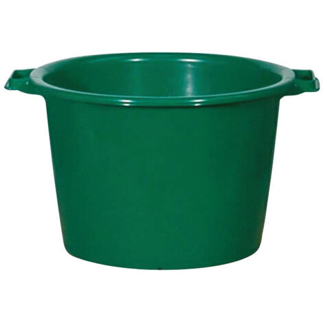 Baquet rond renforcé  40 l vert 37/47,5 x 30,5