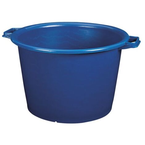 Baquet rond renforcé 30 l bleu 34/44 x 29