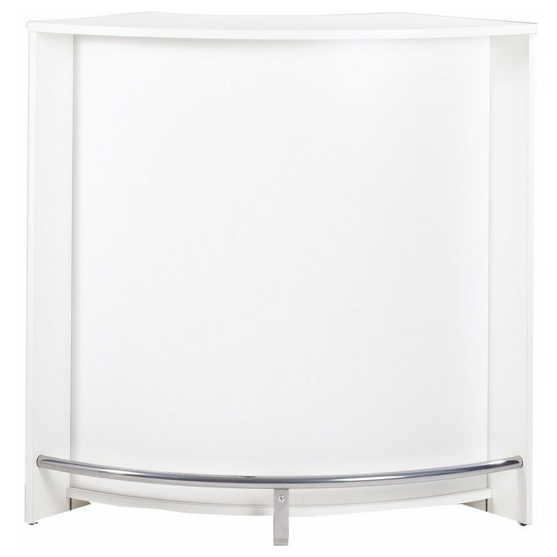 M&s - Meuble Bar Comptoir Cuisine Blanc 107 cm - Coloris: Blanc