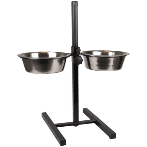 Bar a chien Otis hauteur max 60 cm bol ø 21 cm 1,5 litres pour chien. - Flamingo