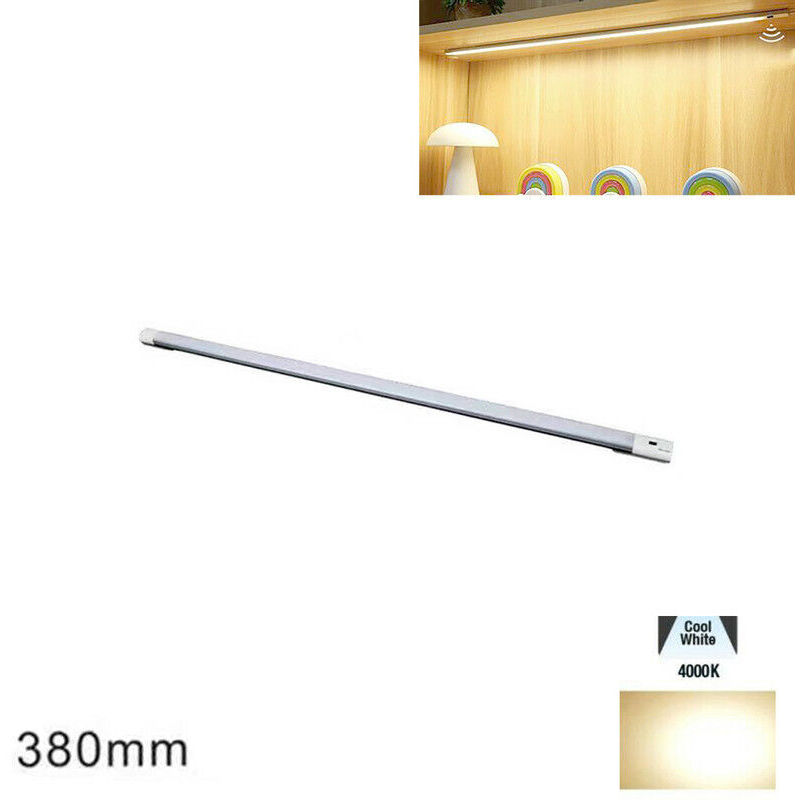 Bar À Led Placard De Cuisine Lumière Naturelle Capteur De Mouvement Des Mains Rechargeable 38cm