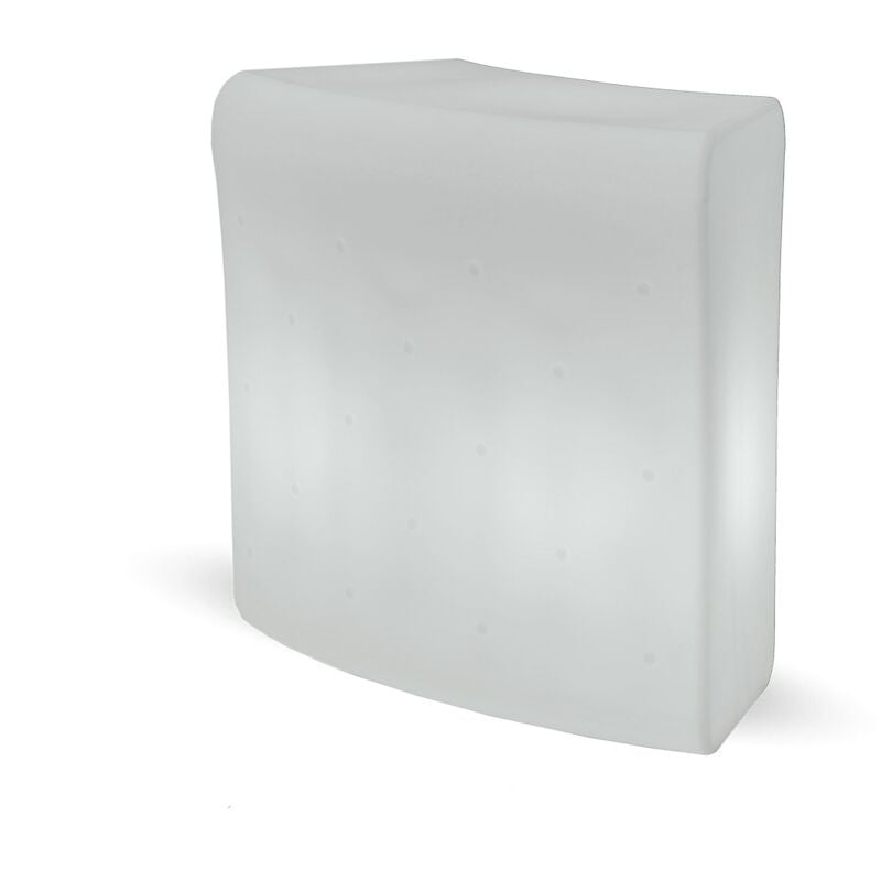 Moovere - ibiza Barre de 120 cm de long avec lumière, câble et très résistant à l'utilisation en extérieur. Fabriquée en polyéthylène