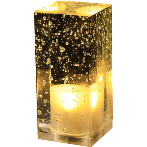 Bar desk lamp, rechargeable LED crystal lamp, creative and individual atmosphere for KTV restaurants, bedside lamp, small night light, decorative table lamp