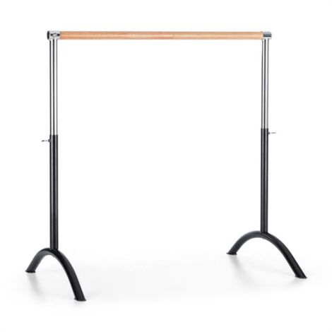 Bar Lerina Barre danse classique mobile hauteur réglable 110x113cm noir - Noir - Noir