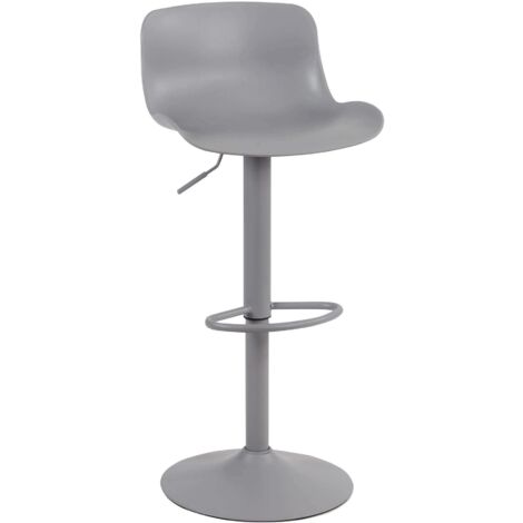 Bar Louncth interne Socke mit Polypropylensitz und einstellbare Basis in Tirolstahl - Grey