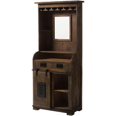 Bar Mango 75x35x170 braun lackiert RAILWAY 441